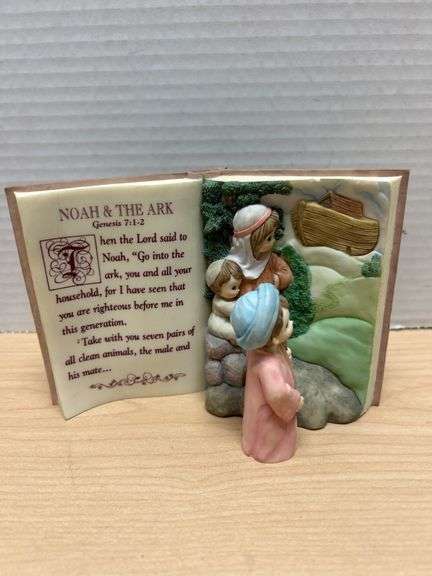 1998 Precious Moments Noah and the Ark Bible Stories Figurine