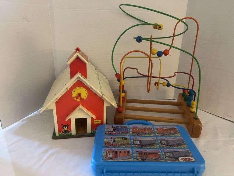 Vintage Thomas Tank, School House, Bead Maze