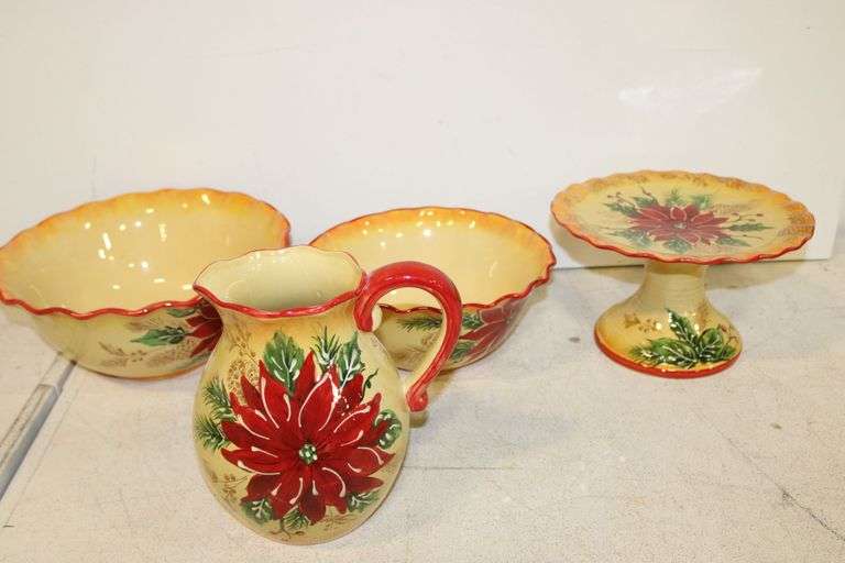 Poinsettia Tableware Set