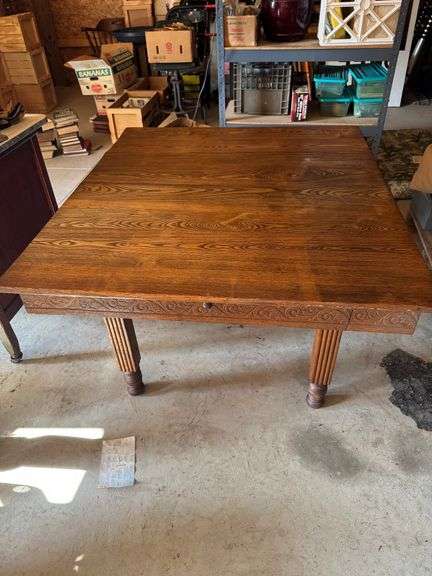 Antique wooden table