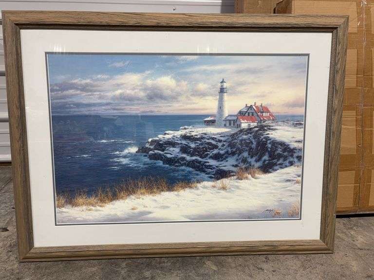 Framed, Signed, numbered “Solitude”