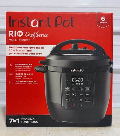 Instant Pot® RIO™ Chef Series Multi-Cooker, 6QT