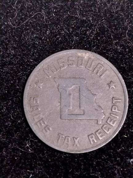 Missouri Sales Tax Receipt 1 Token