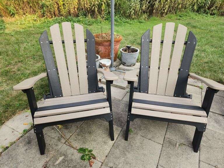 Folding Adirondack Chairs -Reclaimed Materials #1