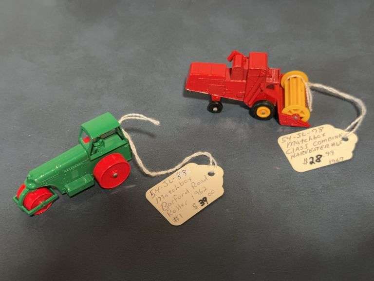 Matchbox 1960’s-Road Roller, Combine Harvester