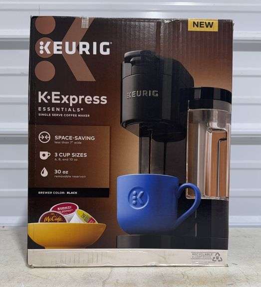 Keurig K-Express Essentials Single - Serve K-Cup Pod Coffee Maker - Black
