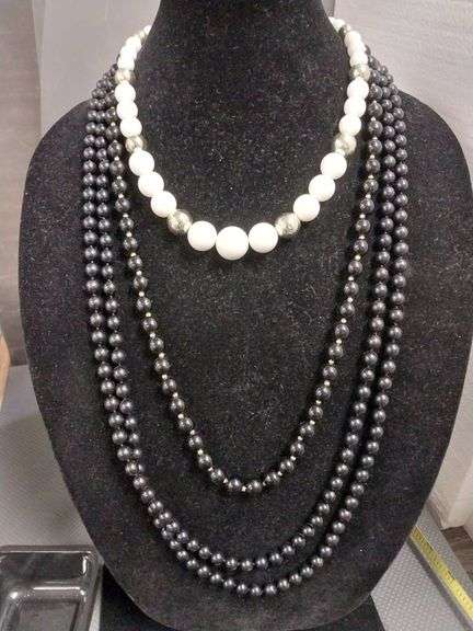 3 Necklaces With Clasps and Double Strand Option