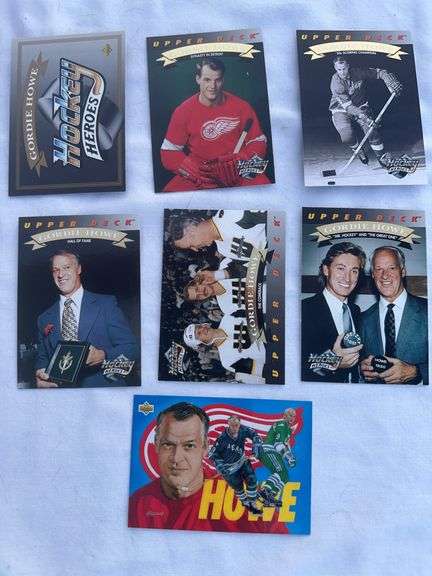 1992 Gordie Howe upper deck hockey heroes lot