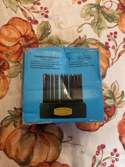 28pc Transfer Punch Sets
