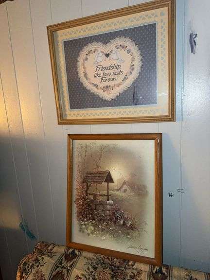 Wall Hangings in Basement