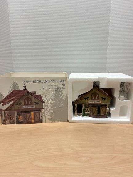 Department 56 New England Village South Deerfield Livery Stable