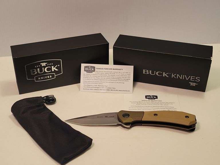 Buck #590 Single Blade Knife w/Box