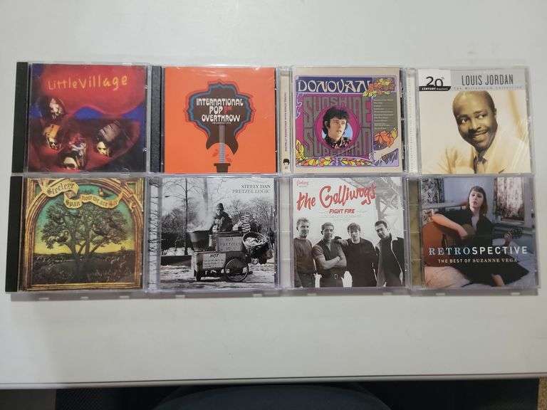 Assorted Cds The Golliwogs, Suzanne Vega, Steely Dan, Louis Jordan, Donovan, International Pop Overt