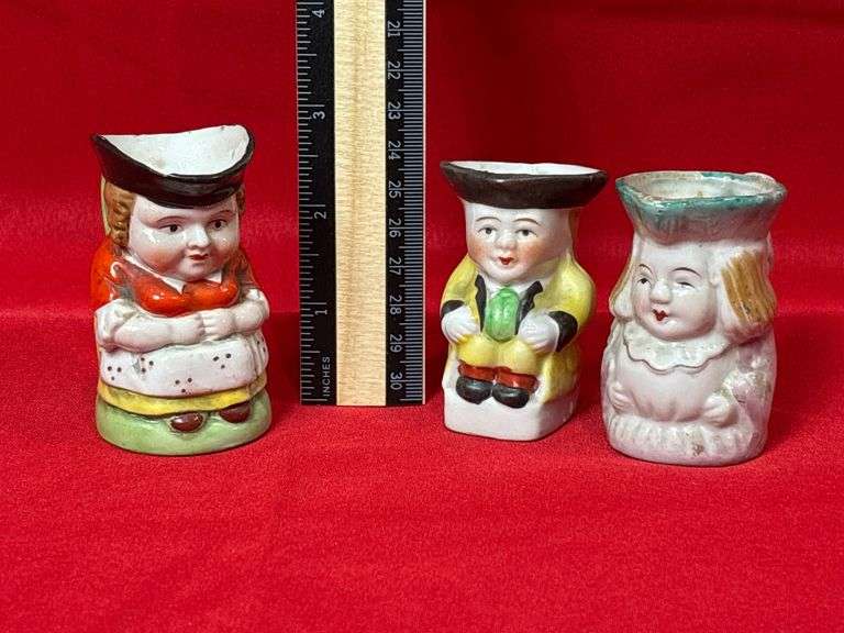 Antique Collectable Face Pitchers
