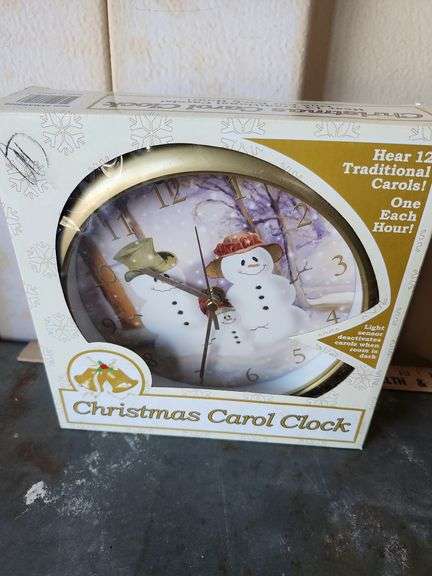 Christmas Carol Clock 12 Traditional Carols 1 For Each Hour