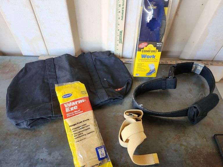 Discover Duffle Bag, Men's Insoles & Fastex SR-2 Belt