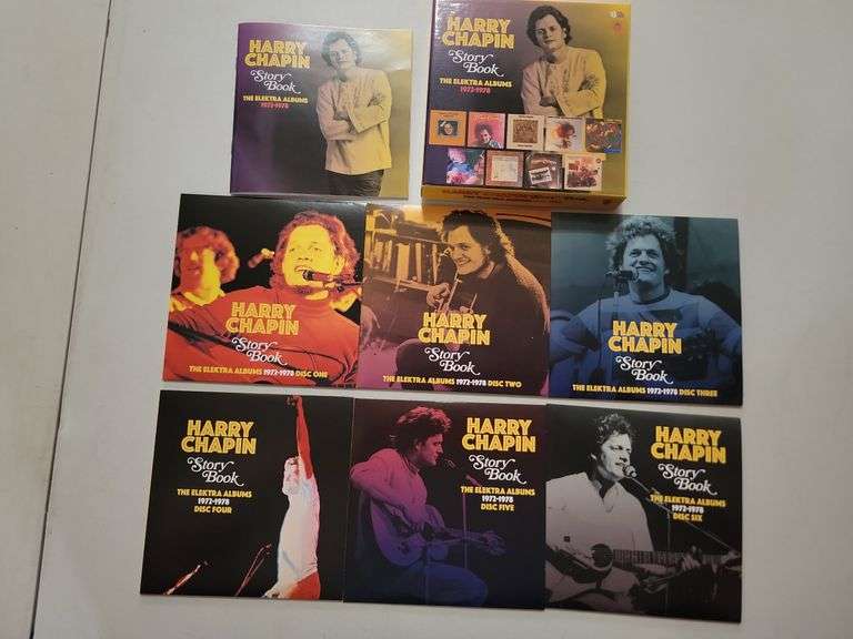 2022 Harry Chapin Story Book The Elektra Albums [1972-1978] 6 Disc Set