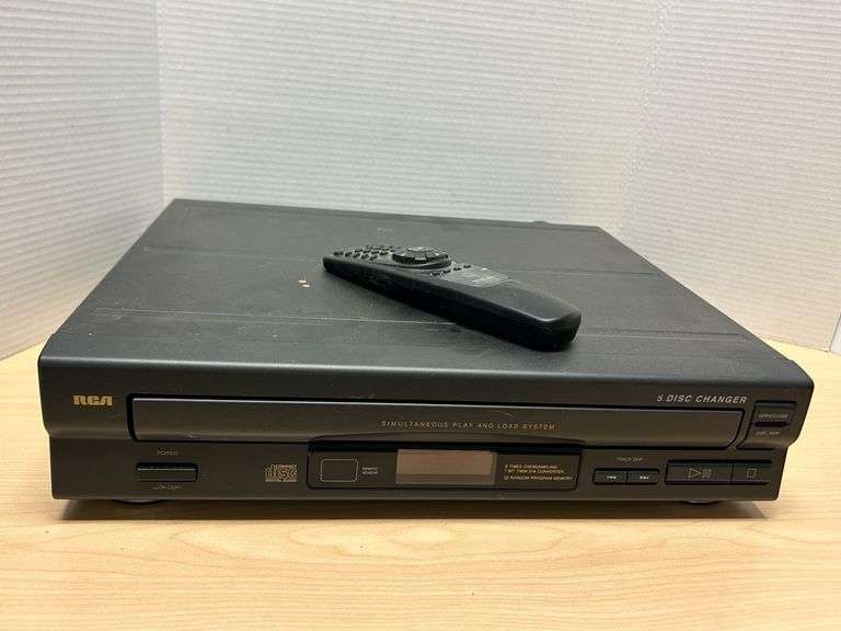 Rca Rp 8593 RCA RP-8055C 5-Disc Changer With Remote Control - Auction Ohio