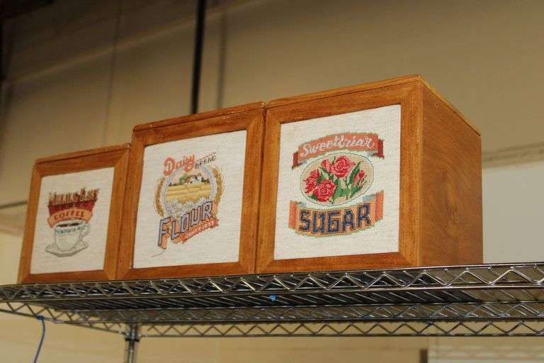 Needlepoint Storage Boxes