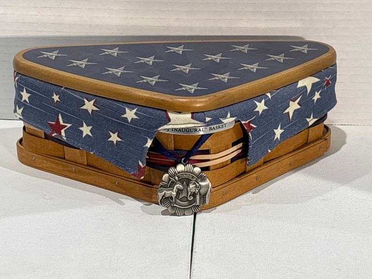 Longaberger2001 Inaugural Basket with Lid