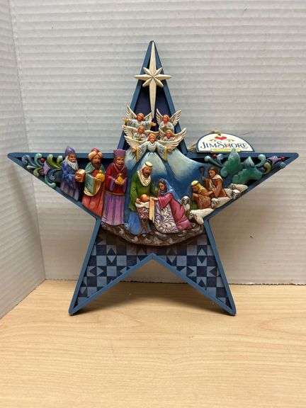 Jim Shore 2011 Bethlehem Star Nativity Plaque Figurine
