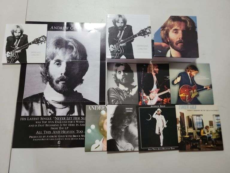 2020 Andrew Gold Lonely Boy The Asylum Years Anthology 6 Cd Set & 1 Dvd W/Booklet & Poster Box Set