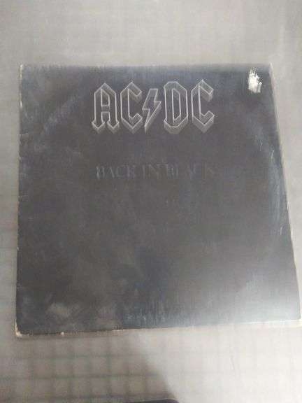 1980 AC-DC Back In Black Album Has Sleeve, Jacket & Record - Auction Ohio