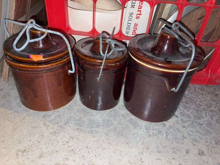 3 extra small pots