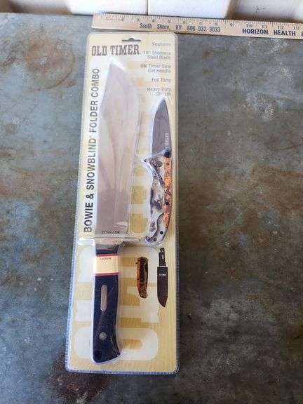Old Timer Bowie & Snowblind Folder Combo ***Must Be 18 Years Or Older With I.D. At Pickup***