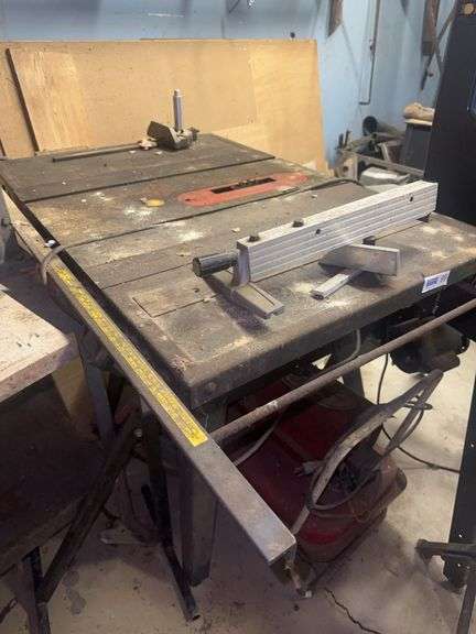 Table Saw and Router with Homemade Table Saw