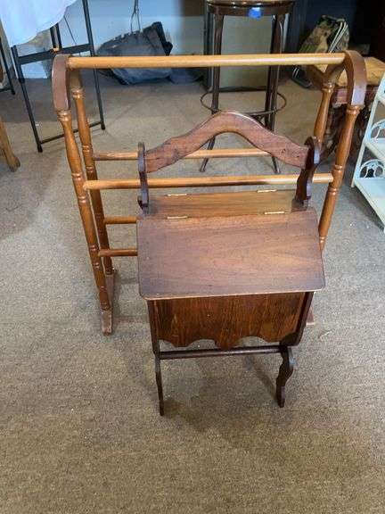 Quilt Rack & Sewing Box