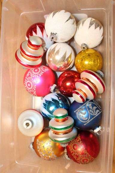 Glass Christmas Ornaments, Multiple Designs