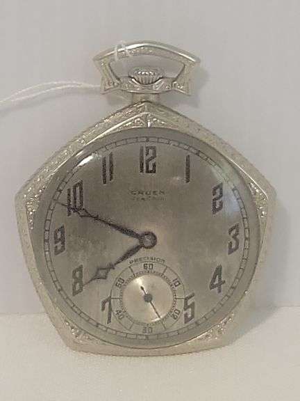 Gruen Pentagon Verithin Open Face Watch