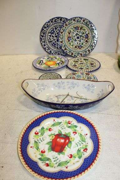 Ceramic Plates & Serving Bowl