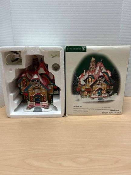 Department 56 North Pole Series The Antler Inn with Box