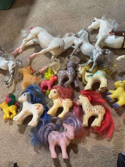 Vintage My Little Pony ponies, etc.