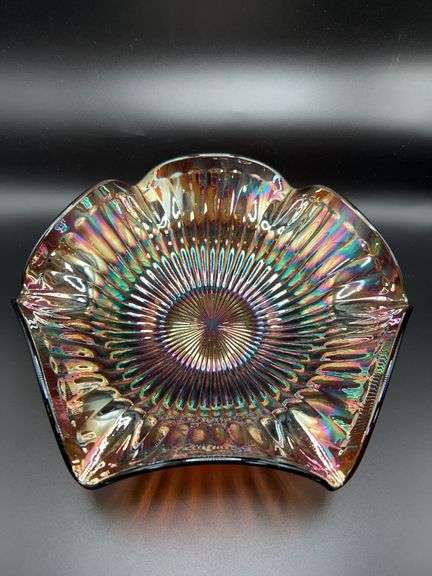 Fenton Smooth Rays Bowl