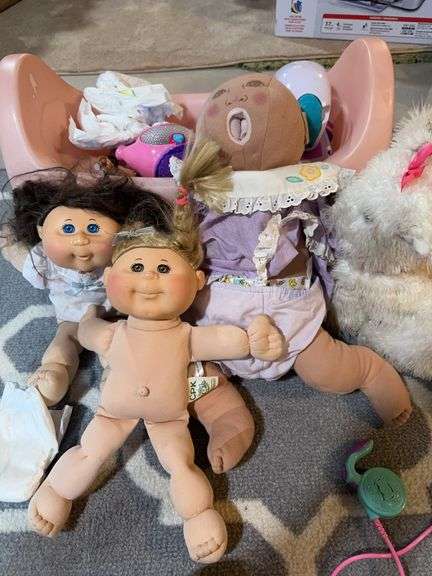 Cabbage Patch dolls, etc.