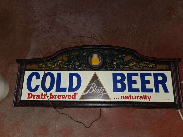 Blitz sign - Auction Ohio