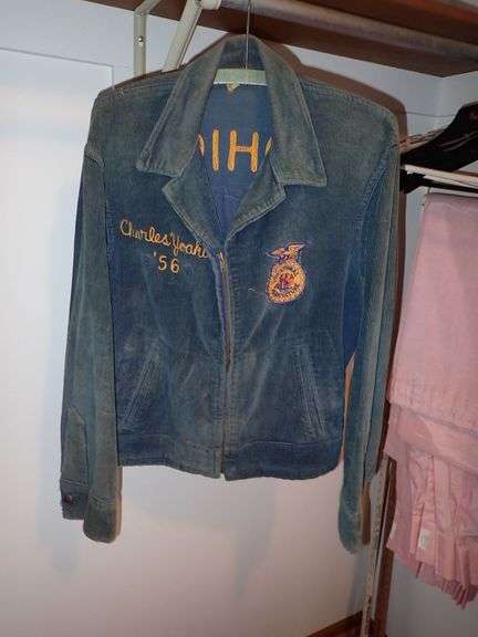 Vintage FFA Corduroy Jacket, Ohio Marysville Chapter, 1956