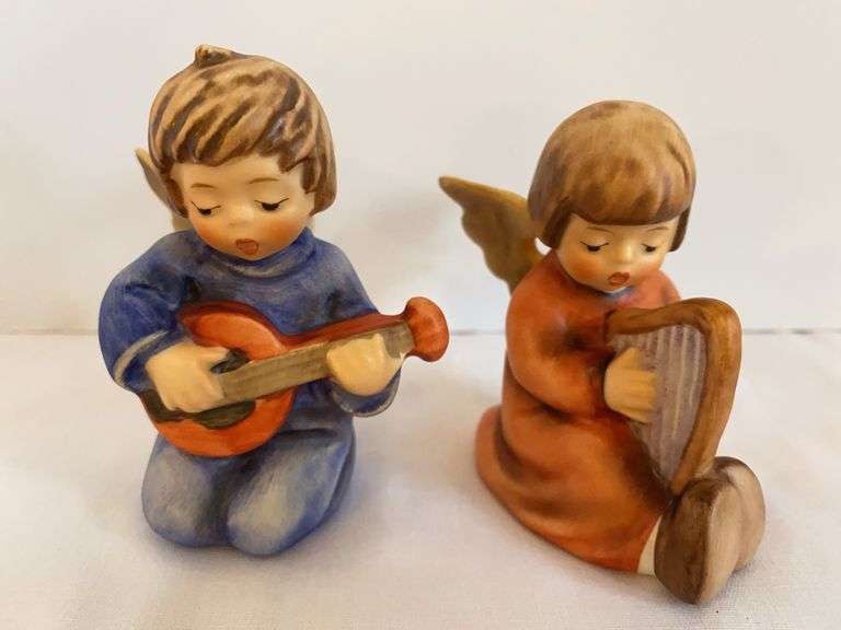 Goebel Hummel Angels 453 “The Accompanist” & 454 “Song of Praise”