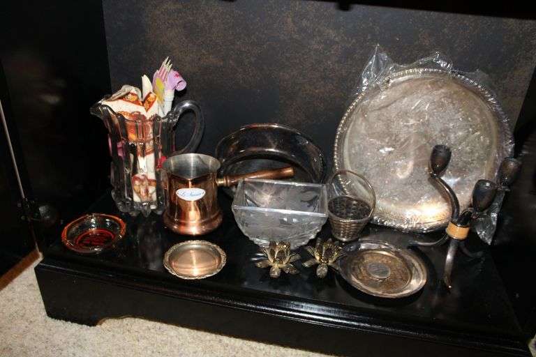 Metalware & Glass Serving Pieces