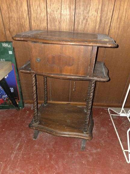 Wooden side table