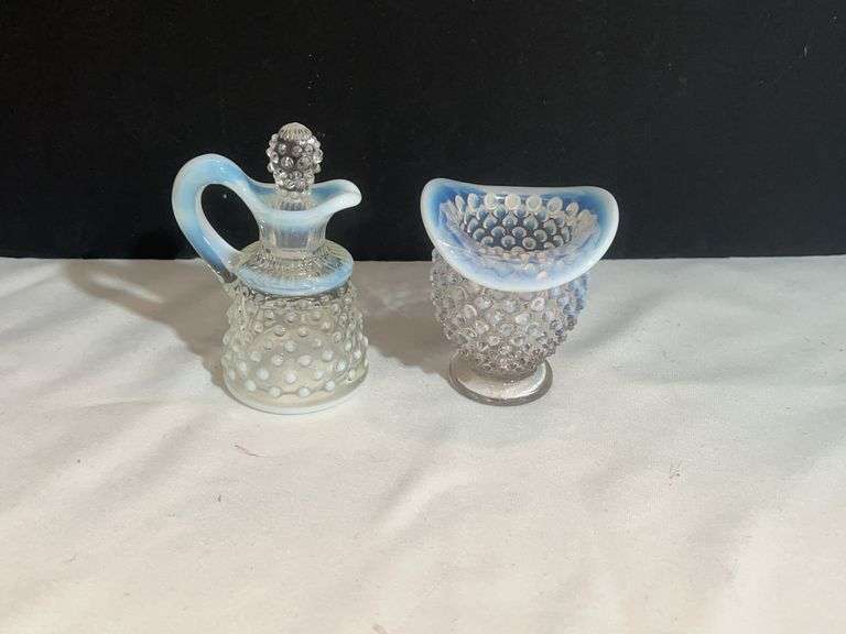 Fenton Cruet & Vase