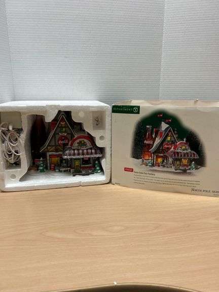 Department 56 Coca-Cola Fizz Factory North Pole Series
