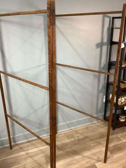 Antique Folding Quilt Rack