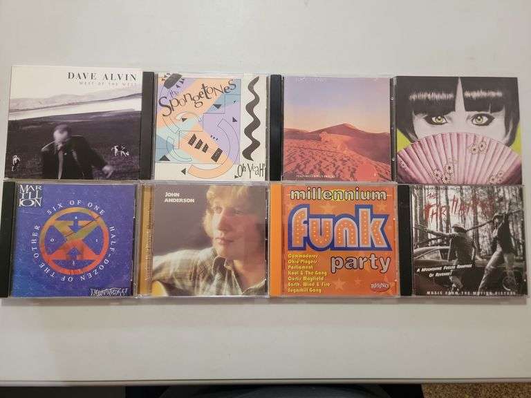 Assorted Cds The Thrillbillys, Millennium Funk Party, John Anderson, Marillion, Pale Wizard, The Nic