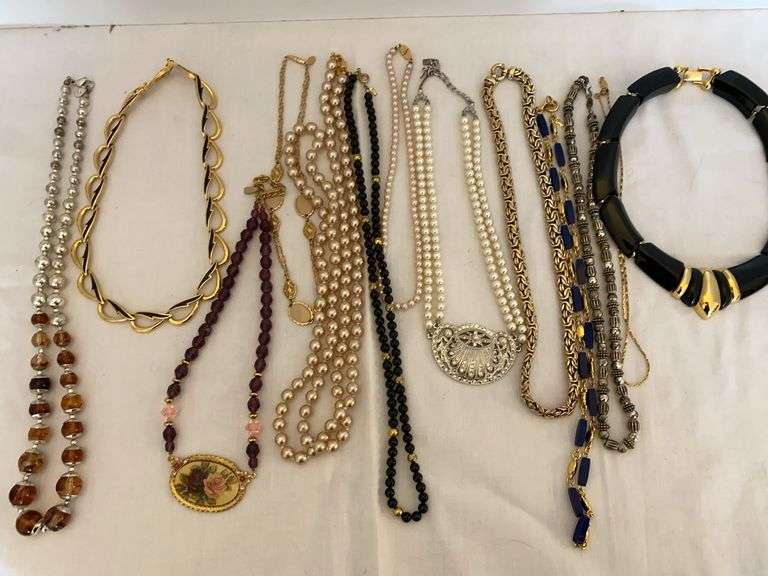 Marked Necklaces - Monet, Trifari, 1920, etc.