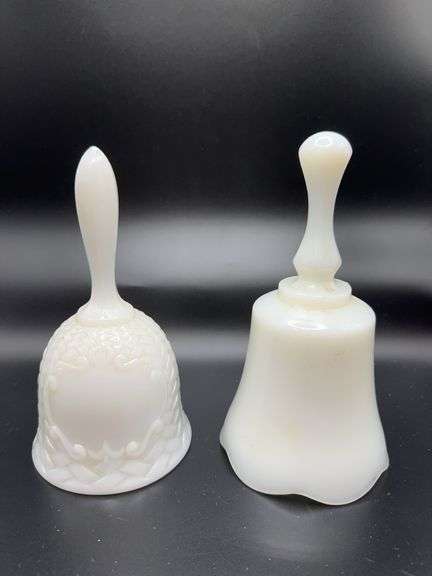 Fenton Milk Glass Bells