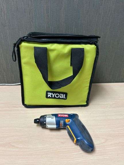 Ryobi 4V Lithium Screwdriver with Carrying Case